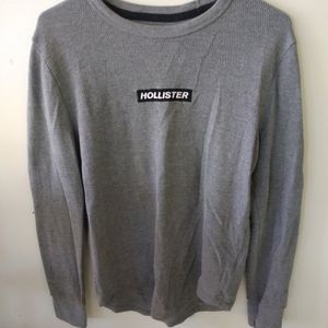 Hollister grey men's shirt size medium